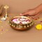 LOVENSPIRE Brass Urli Bowl with Ghungroo 2.7 Inch Indian Ethnic Urli Bowls for Floating Flowers Tea Light Candles Home Office Pooja Room Diwali Decor Showpiece Housewarming Gift